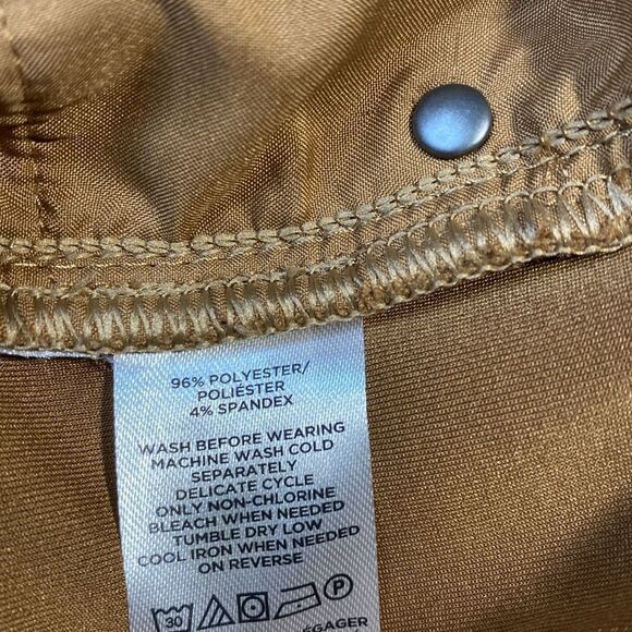 ANN TAYLOR Faux Suede Leggings Pants - Picture 7 of 10